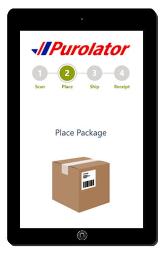 Purolator-kiosk